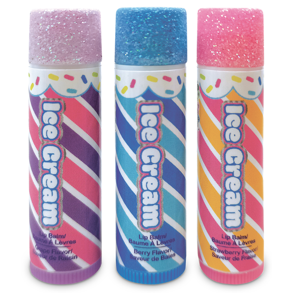 Ice Cream Truck Lip Balm and Lip Gloss Set